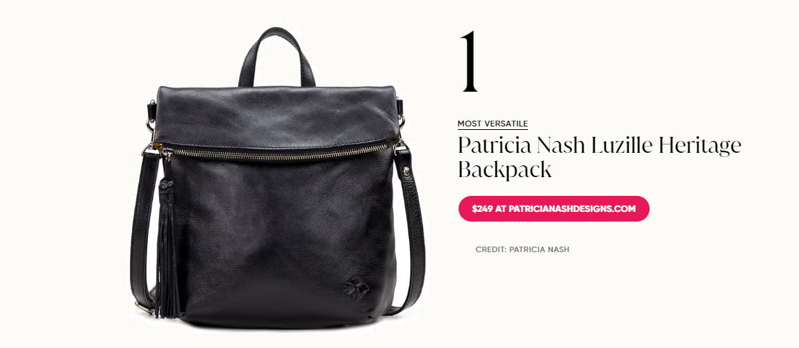 Our Luzille Backpack Makes the Oprah Daily List Patricia Nash