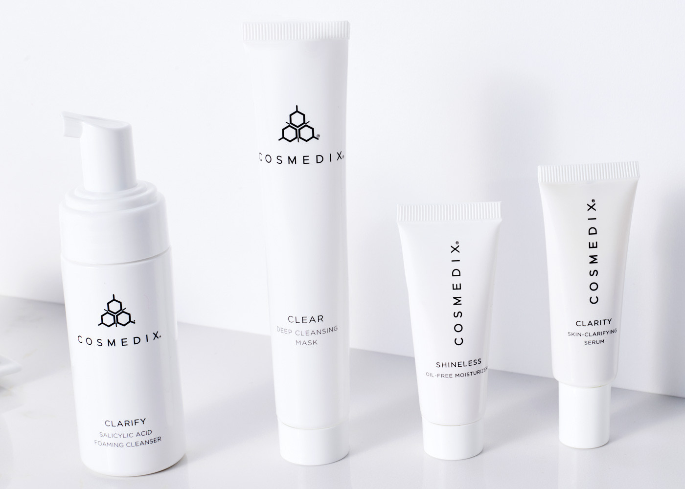 essential 4-piece Clarifying & Cleansing Kit. 