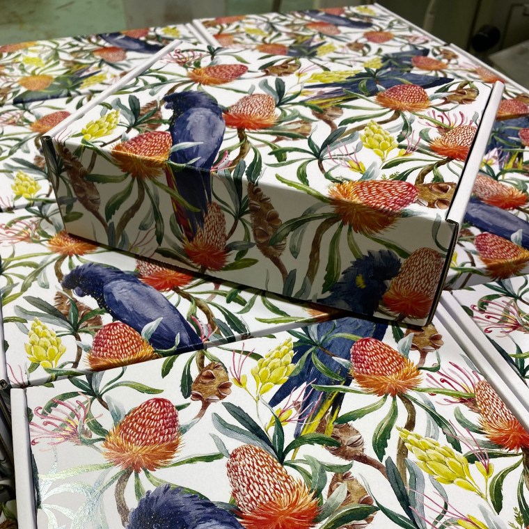 Dessert boxes by CACAO chocolates & macarons