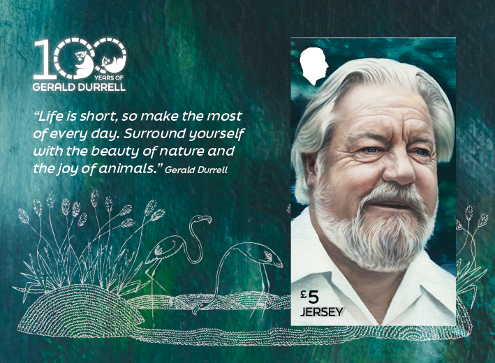 100 Years of Gerald Durrell Dedication miniature sheet