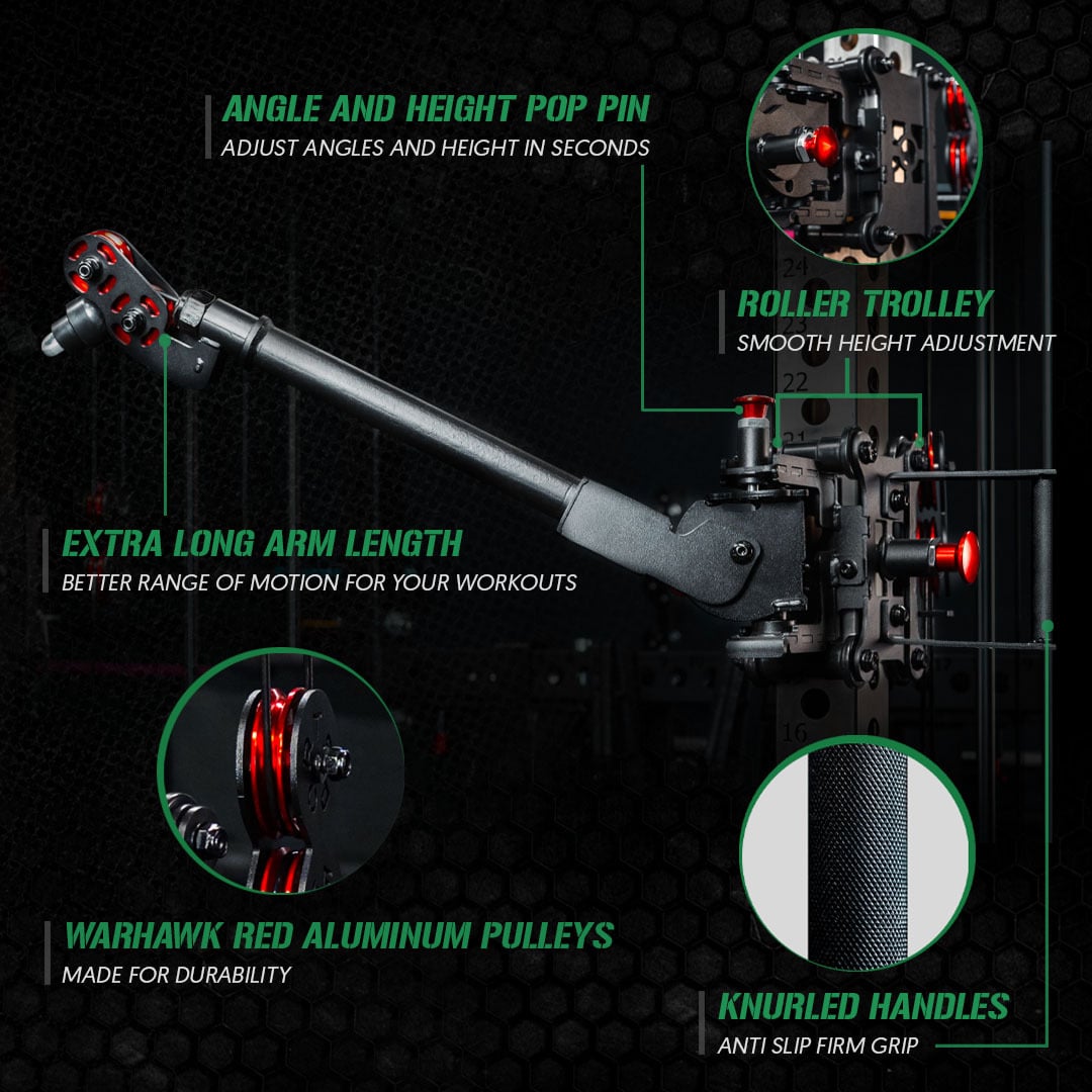 Gibbon Arms Cable Crossover Rack Attachment