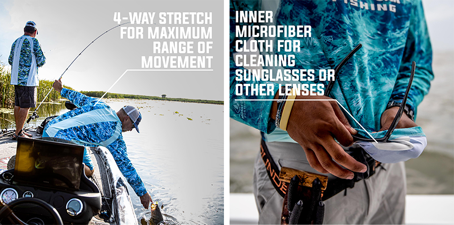 4 Way Stretch Inner Microfiber Cloth Fishing Shirt