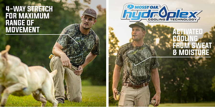 Mossy Oak Hydroplex Cooling Hunt Tee 