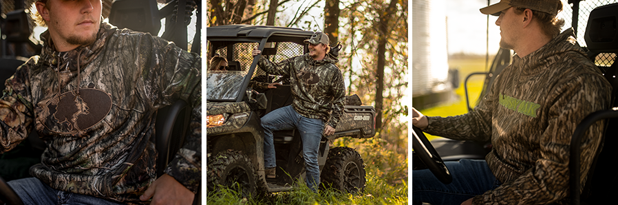 Mossy Oak Branded Camo Hunting Hoodie