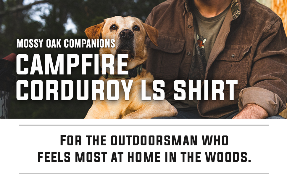 Mossy Oak Companions Campfire Corduroy Shirt 