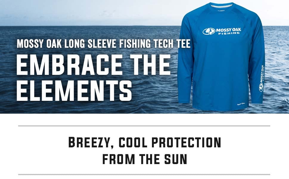 Mossy Oak's Long Sleeve Fishing Tech Tee Embrace the Elements