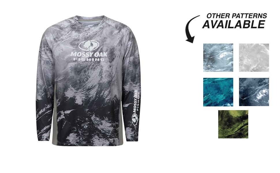 Mossy Oak Fishing Shirt patterns
