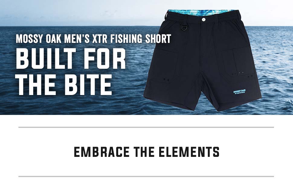 Mossy Oak Men's Standard XTR Fishing Quick Dry, Hiking Shorts, Anthracite,  Small : : Fashion