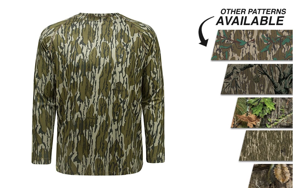 Hunt Tech Shirt Bottomland Greenleaf 