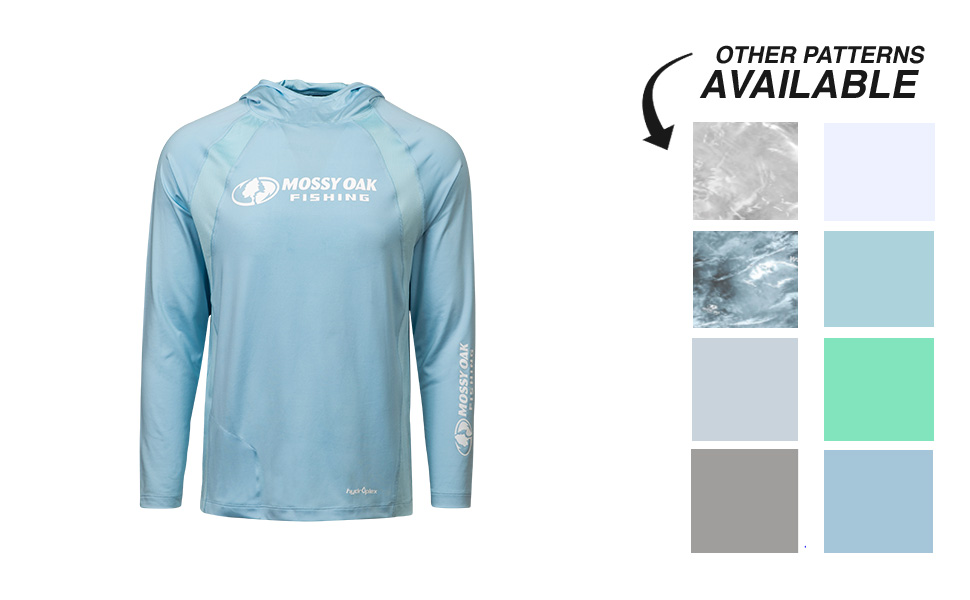 Mossy Oak Long Sleeve Fishing Tech Hoodie