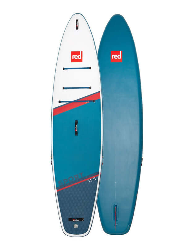 product image showing front and back of Sport MSL Inflatable Paddle Board on a white background