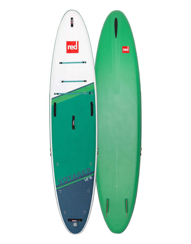 product image showing front and back of Voyager MSL Inflatable Paddle Board on a white background