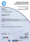 ""Certificato ISO 9001:2008" t " ISO 9001:2008