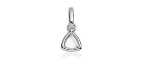 ChloBo Iconic Initial S Silver Necklace SNCC4040S, Sterling Silver