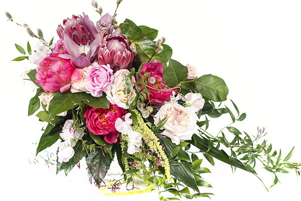 Bespoke garden style bridal bouquet 