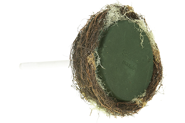 Insert the holder into the nest creating a festive base for the design.