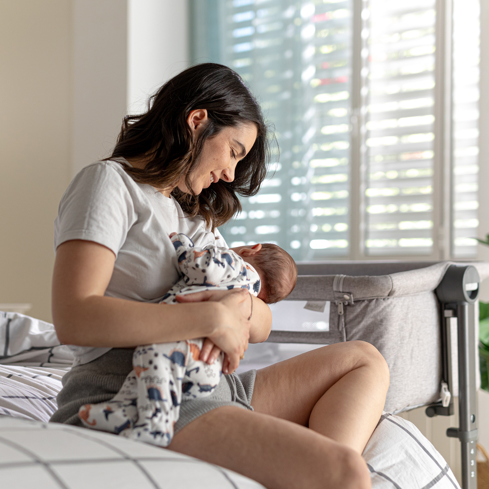 Mommy breastfeeding baby