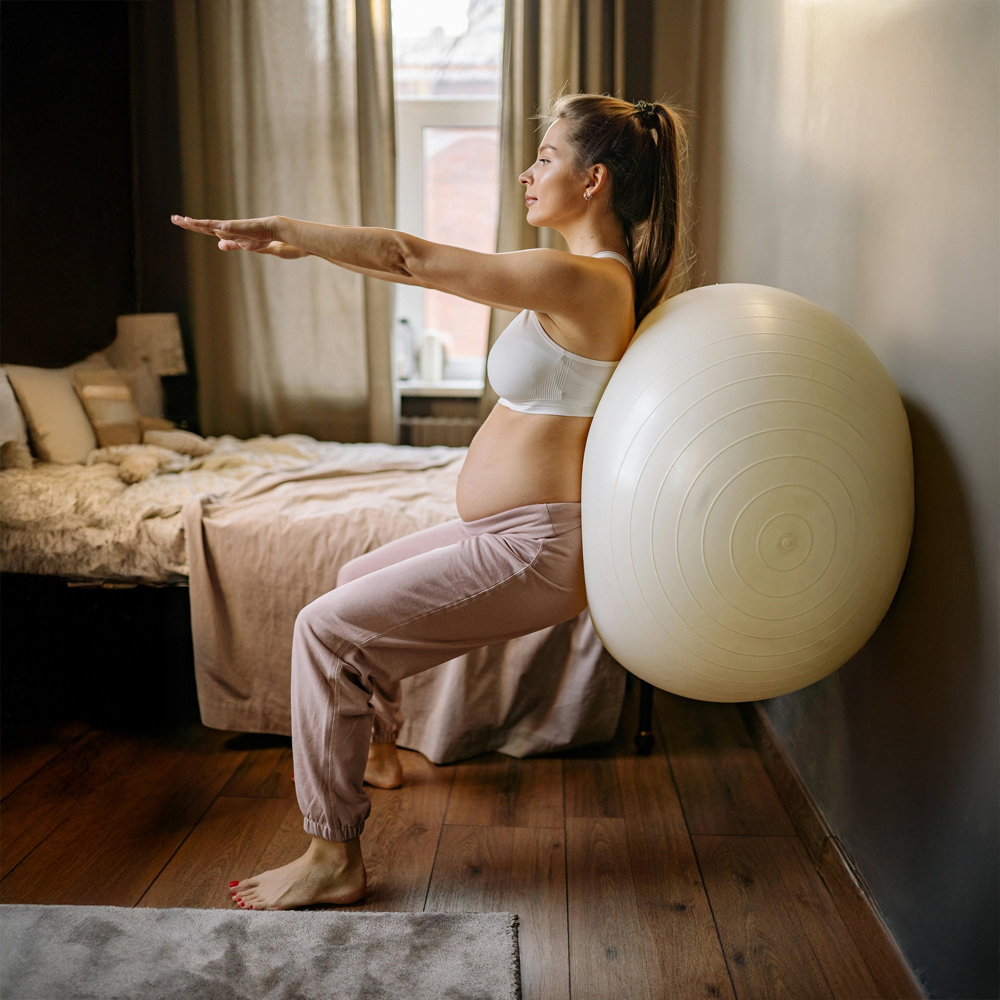 Woman exercising