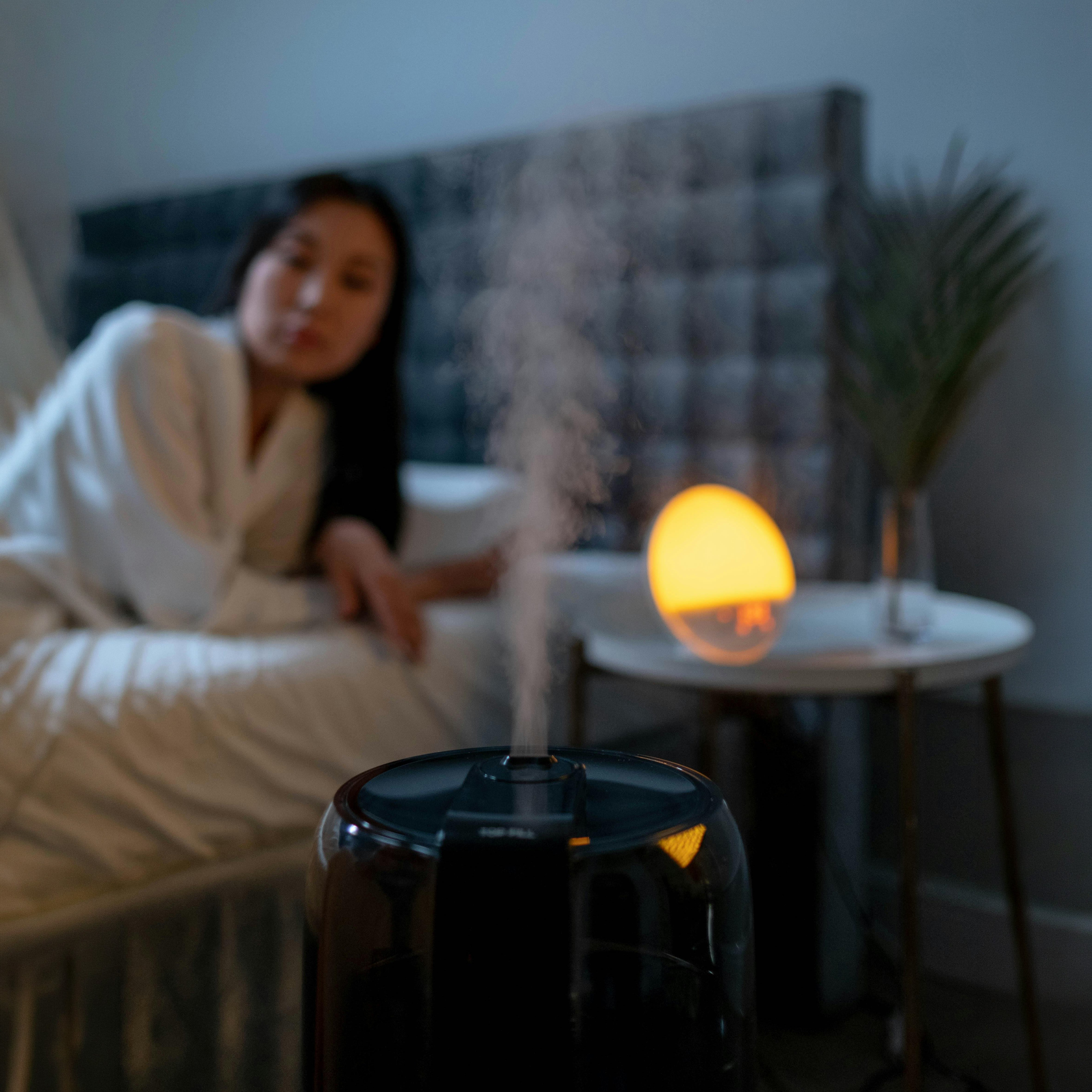 humidifier in bedroom