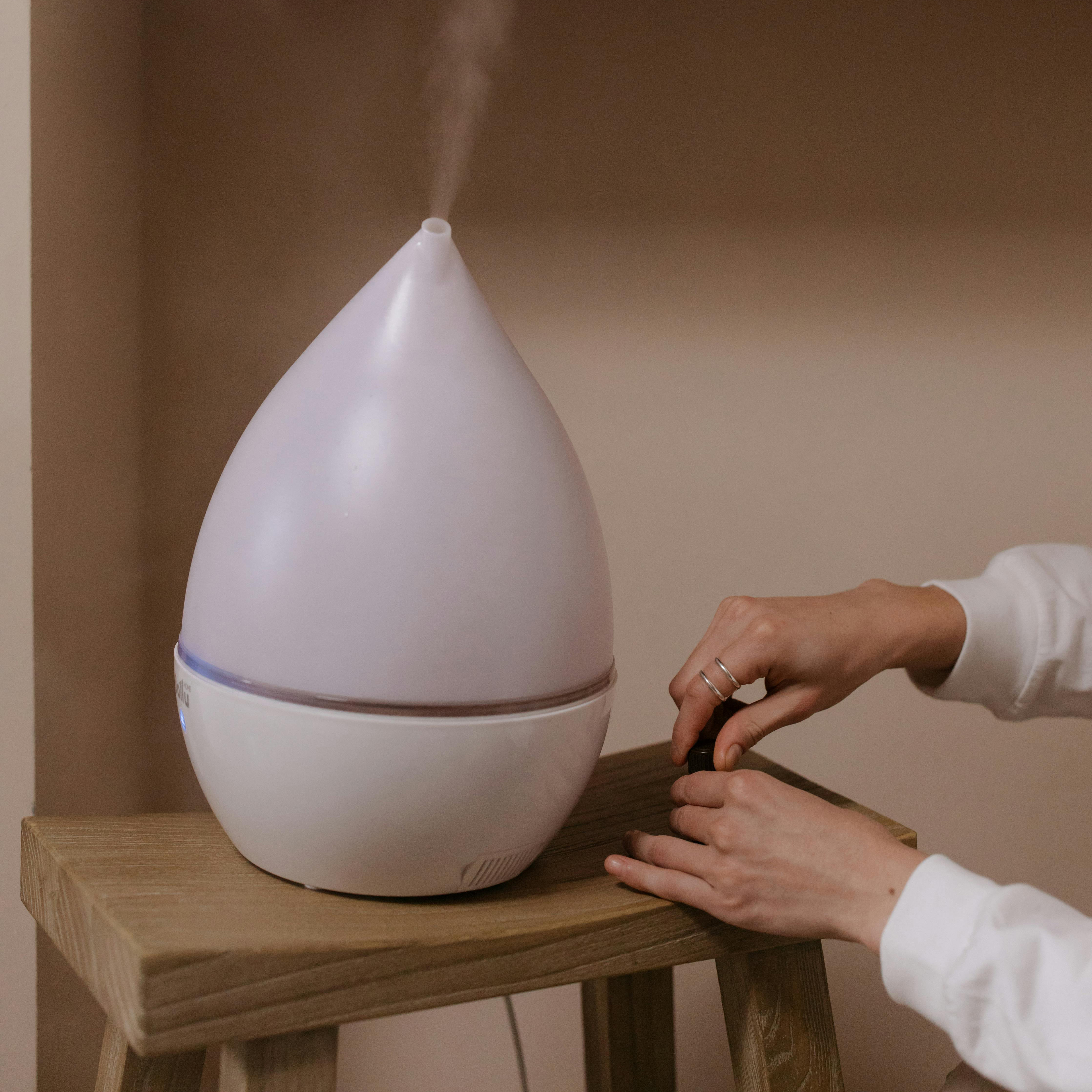 setting up humidifier