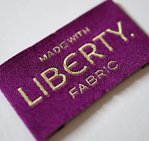 Liberty Fabric tag