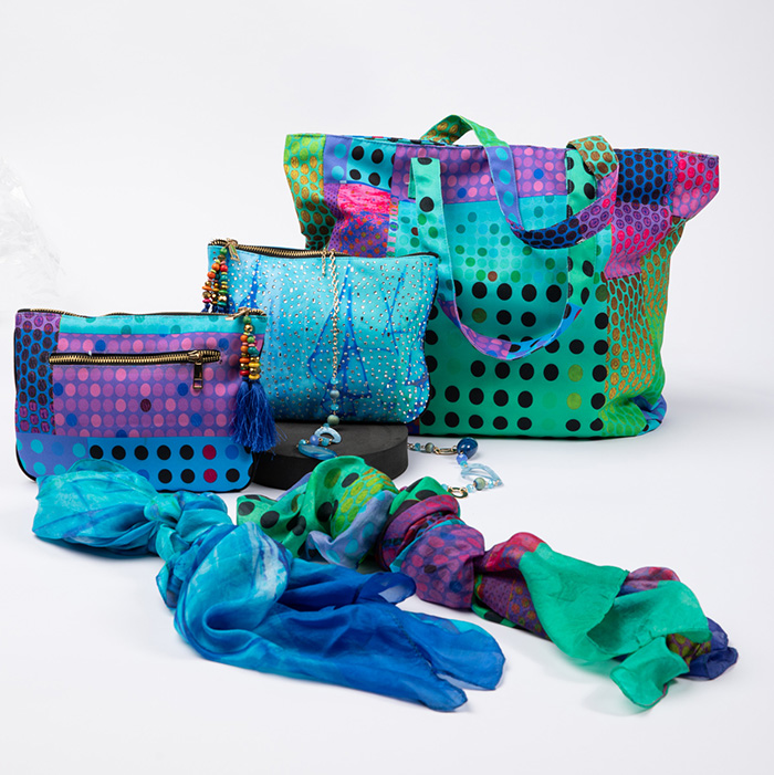 Silk Bags and Scarves
