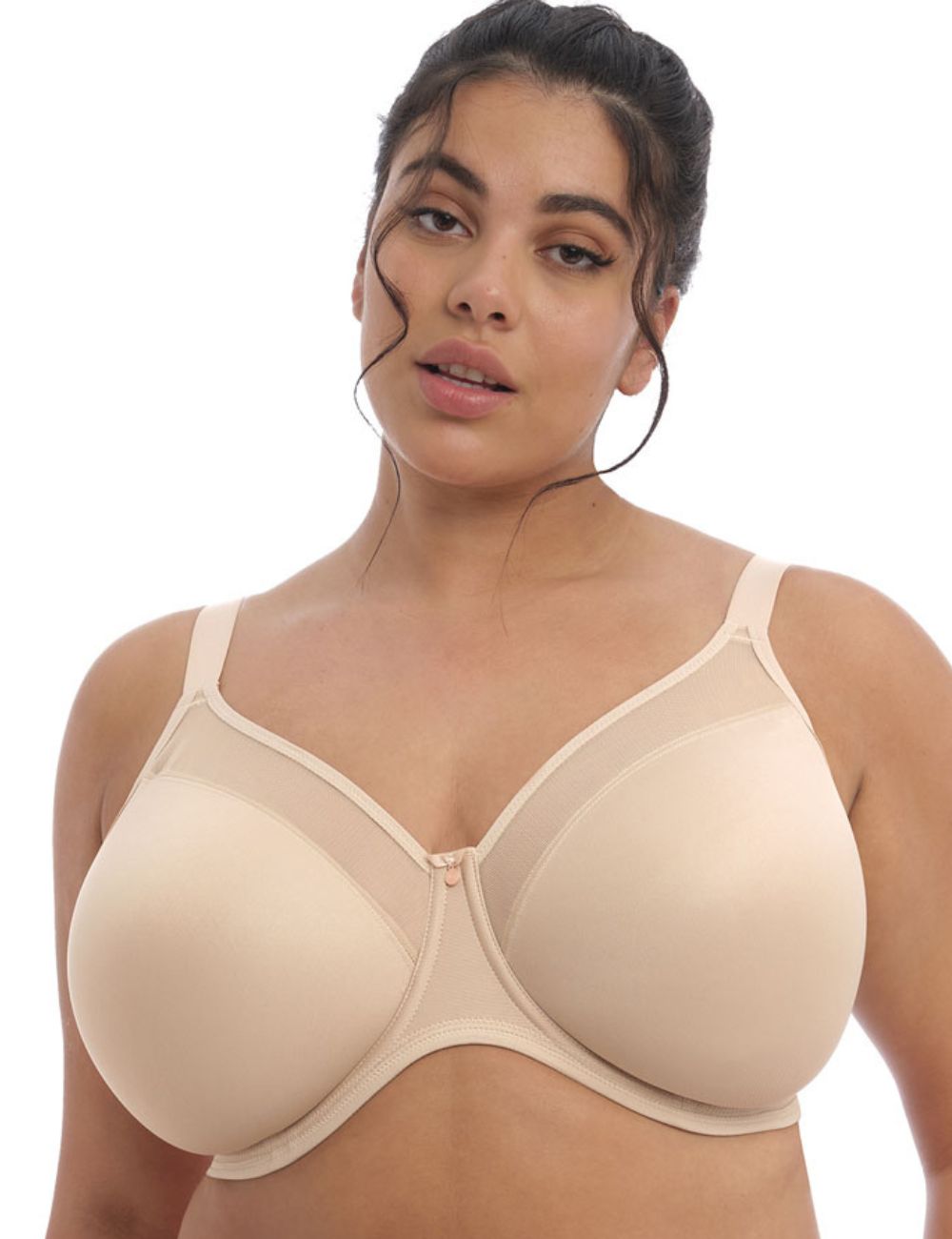 Finelines Supersoft Convertible T Shirt Bra - Black - Curvy