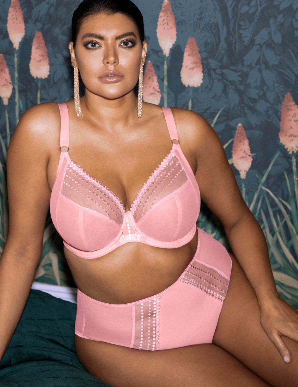 Elomi Matilda Plunge Bra Rose