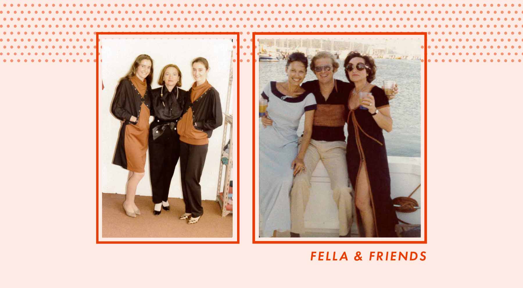 Fella photographed with her friends
