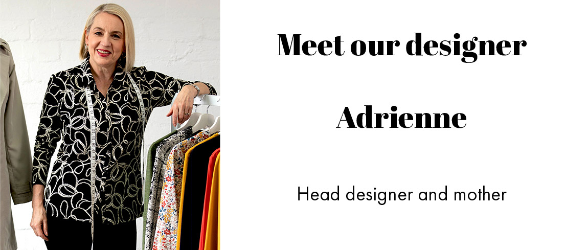 Meet our designer, Adrienne.