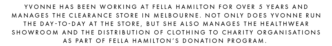 Yvonne has been working at Fella Hamilton for over 5 years.