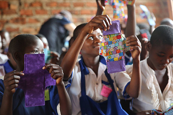 A distribution in Kayunga, Uganda