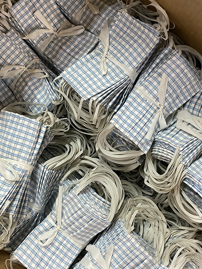 Masks delivered from our makers