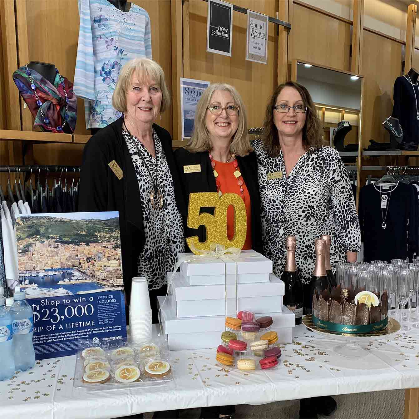 50th Anniversary Celebrations at the Fella Hamilton Stores.