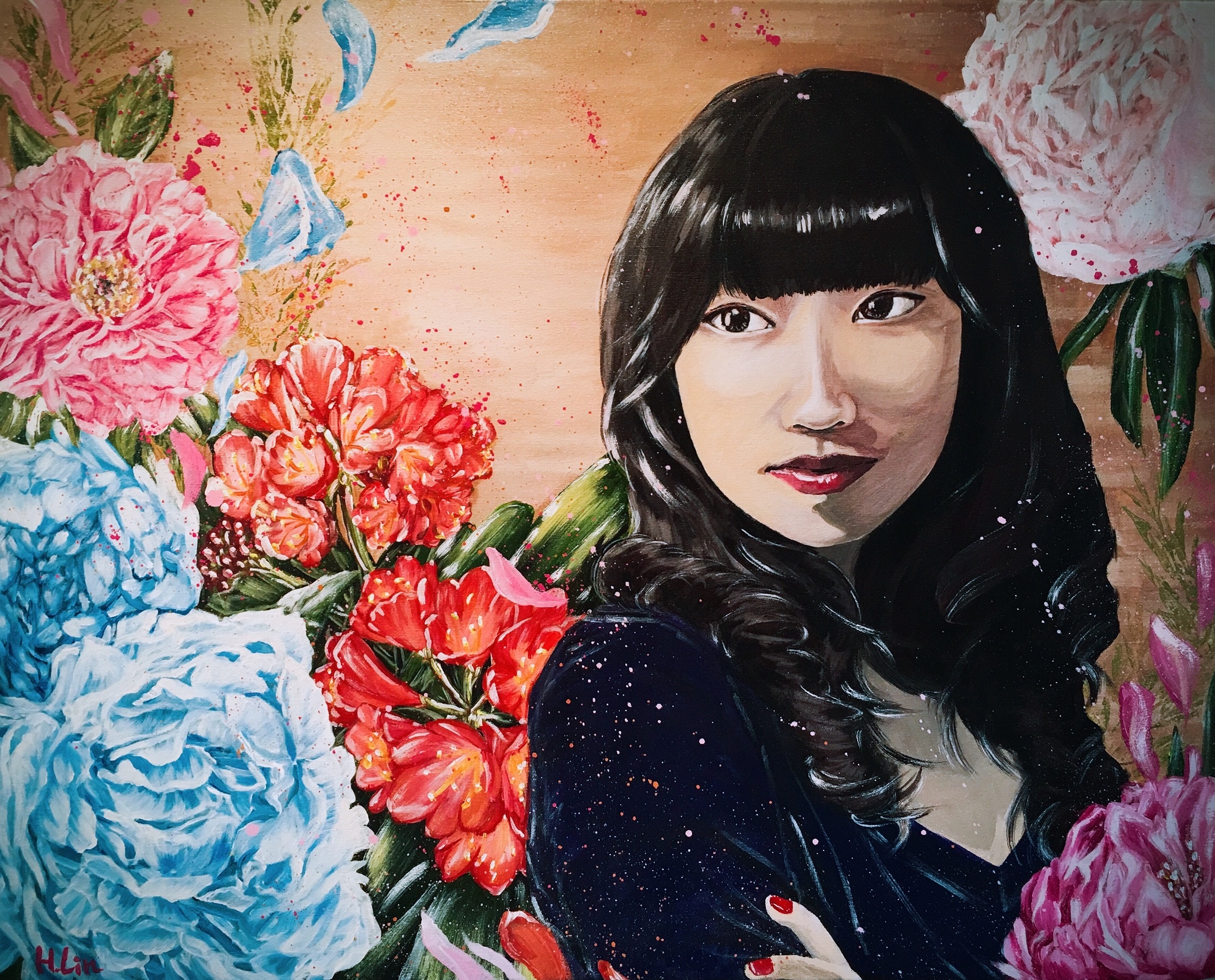 Hsin Lin self portrait