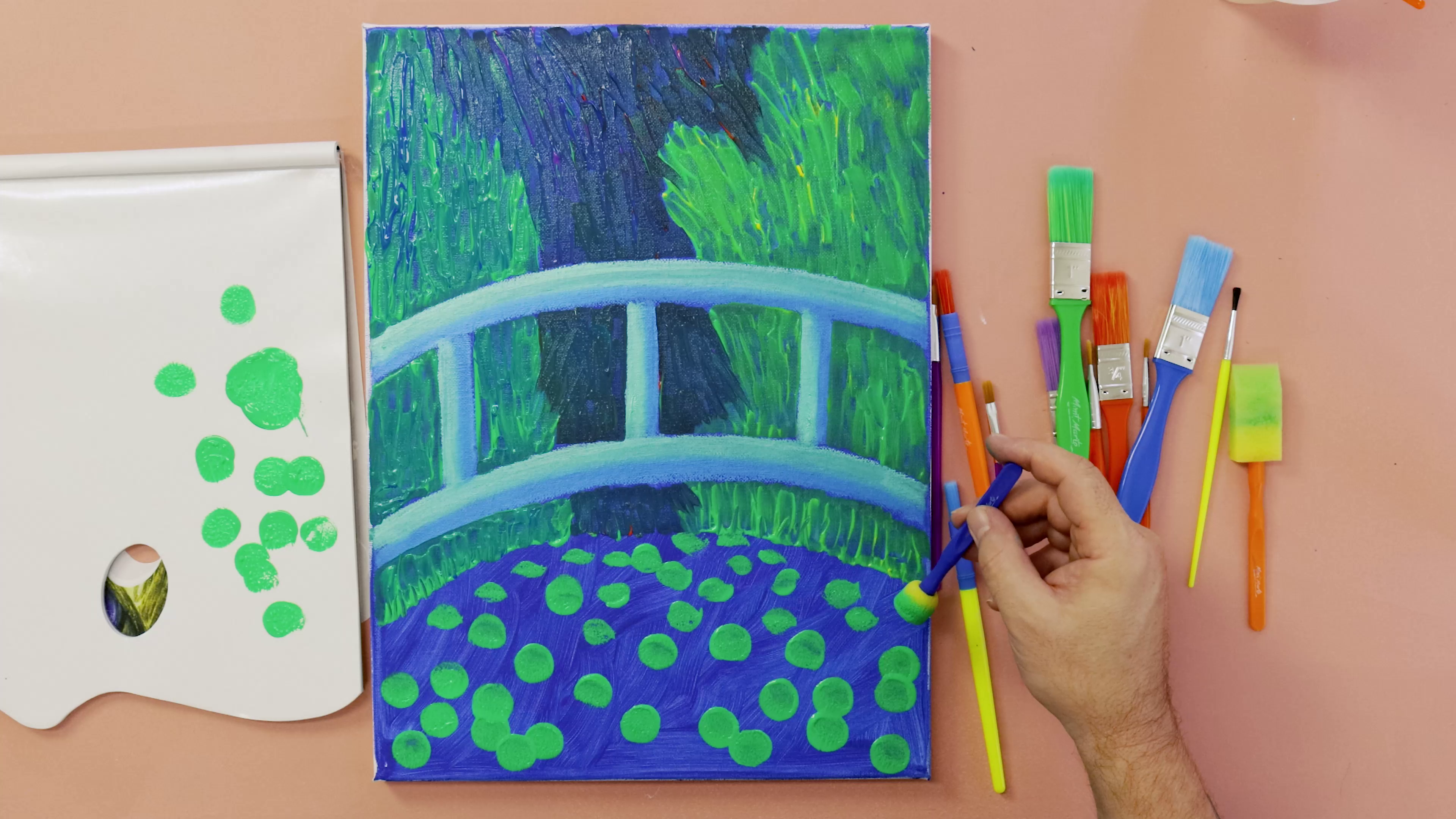 Easy Monet-inspired art lesson for kids – Mont Marte Global