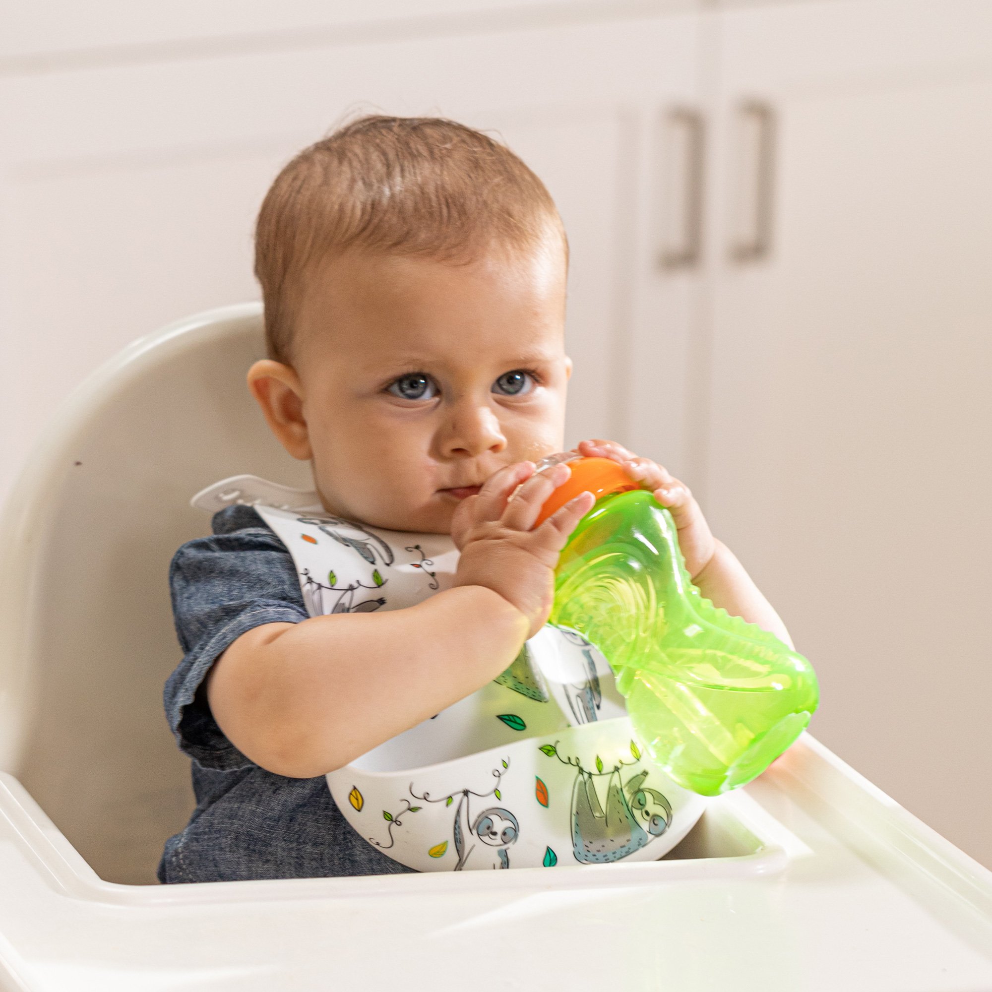 Teaching Baby to Use Cups + Straw Cups - Solid Starts