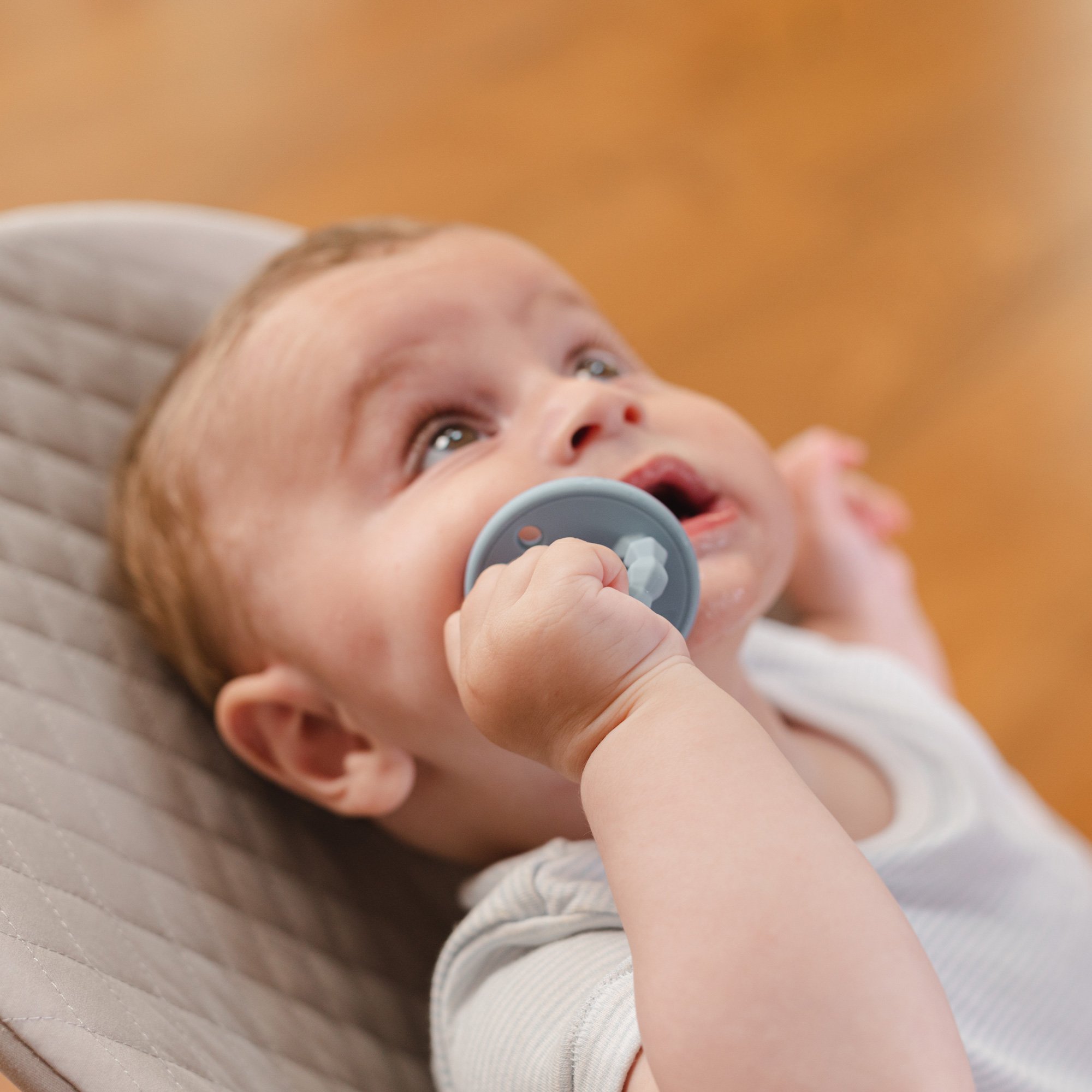 Baby with pacifier