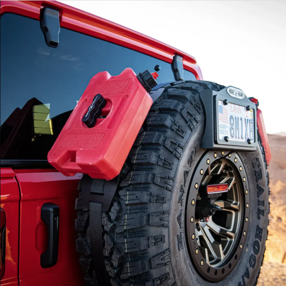 thumbnail image 2 of RotopaX RX-2G 2 Gallon Gasoline Pack – Red, Bolt-On Mount For ATV/Off-Road, Durable Plastic 2 of 6