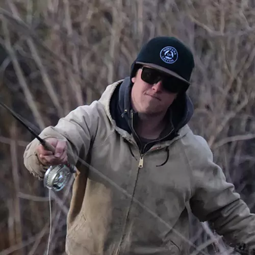Casting a Fly Rod Wearing a Beanie