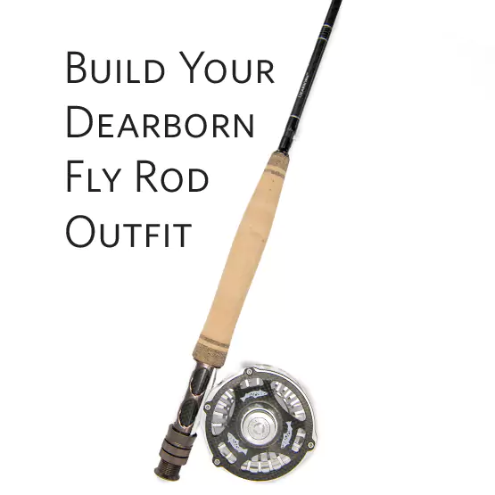 Fly Rod Combo Fishing Outfit with Dearborn Rod and Lite 406 Reel
