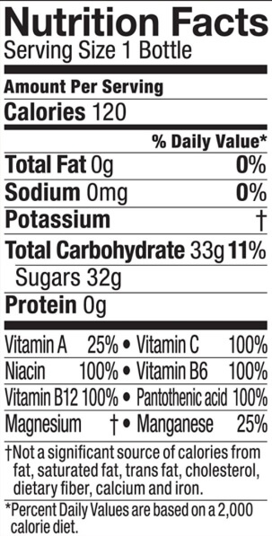 nutrition facts