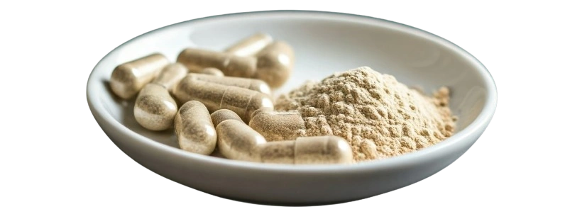 supplements in capsule and powder form