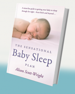 A book: The Sensational Baby Sleep Plan by Alison Scott-Wright.