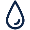 A blue water droplet on a black backgroundDescription automatically generated