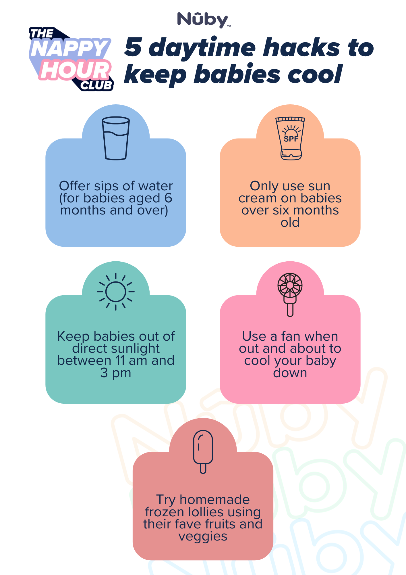 Five daytime hacks to keep babies cool