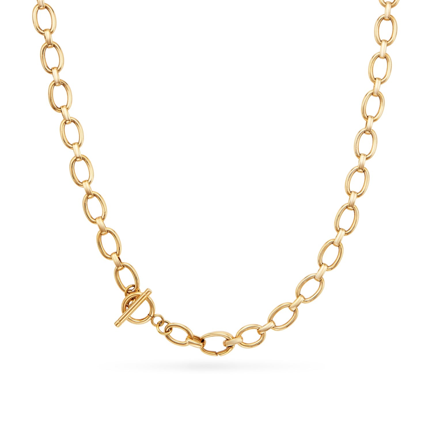 Crystal Fixed Charm Necklace (Gold) Crystal Fixed Charm Necklace (Gold)