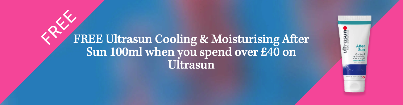 Free Ultrasun cooling & moisturising after sun 100ml when you spend over £40 on Ultrasun