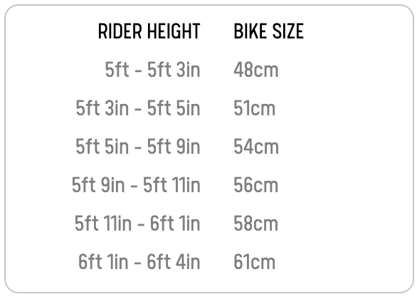 jamis bike size chart > OFF-64%