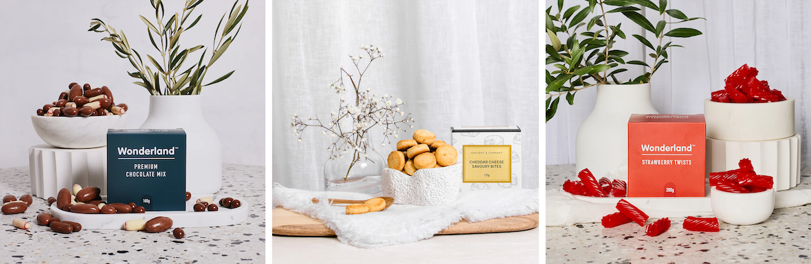 all the trimmings white hamper